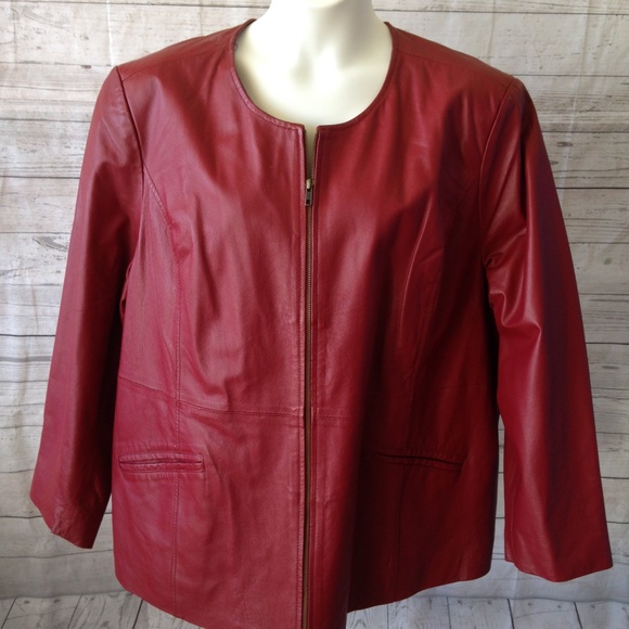 maggie barnes leather jacket